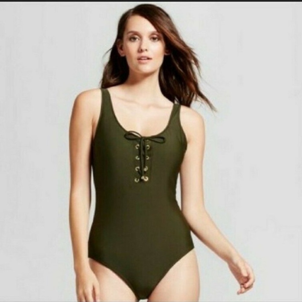 NEW Mossino one piece bathing suit swimsuit Sz S